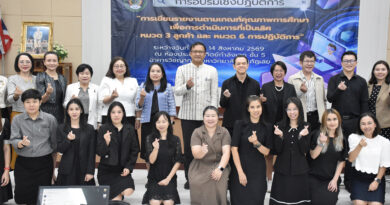 อบรมเชิงปฏิบัติการ “การเขียนรายงานตามเกณฑ์คุณภาพการศึกษาเพื่อการดำเนินการที่เป็นเลิศ”